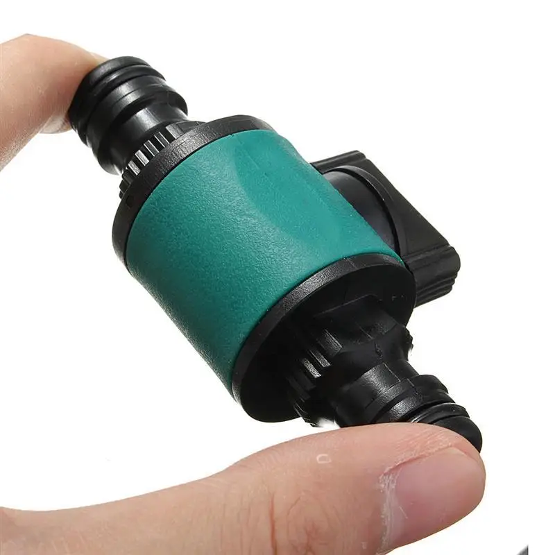 
Plastic Garden Double-Pass Nipple Connector Repair Joint Double Pacifier Valve Hose Connector 