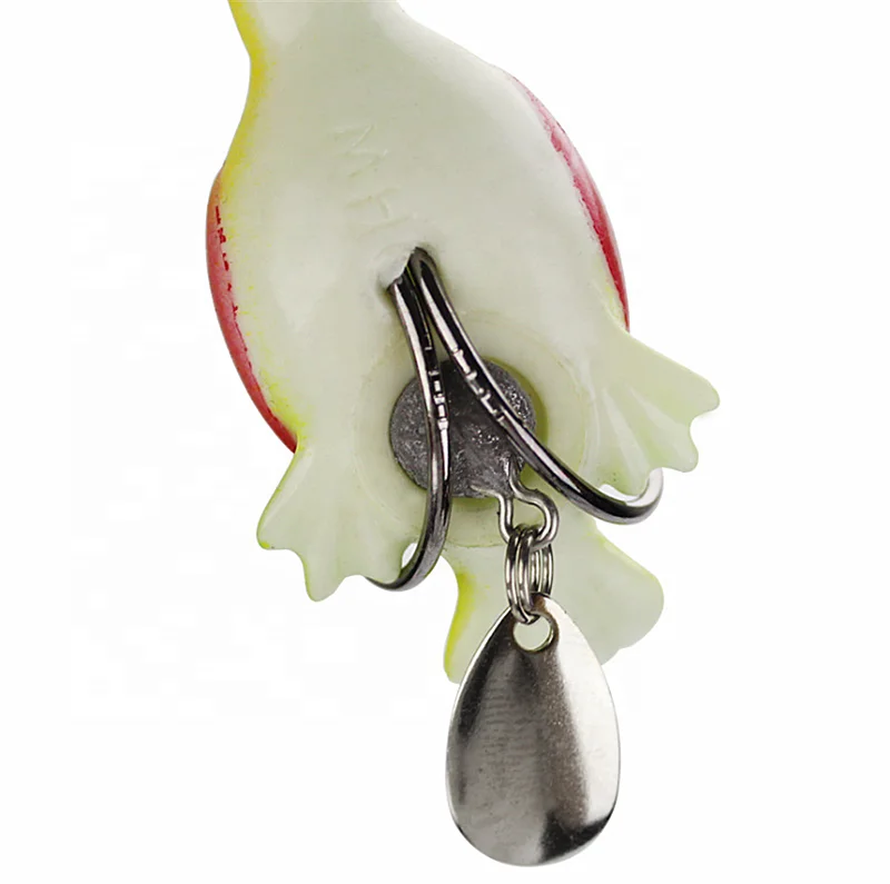 7cm 11g Duck Floating Soft Lure Shad Wobblers Silicone Fishing Lures Worm Artificial Bait Pike Fishing Frog lure