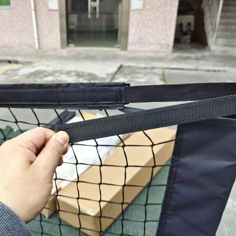 Pickle Ball Game with Net Regulation Size 22 ft - All-Weather Pickle Ball Mesh Net - Includes Carry Bag - Durable Quick & Easy S