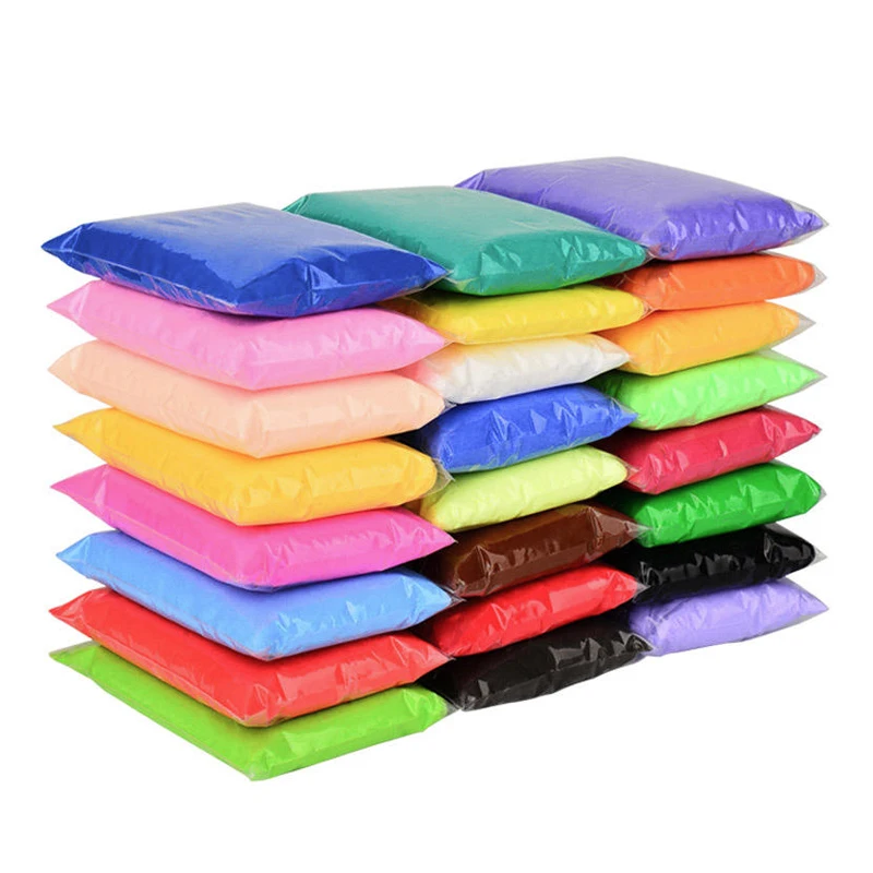 wholesale 1000g polymer clay air dry super light clay plasticine air dry modeling clay for kid playdough and slime