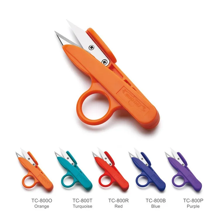 Stainless Steel Mini Yarn Scissor with PP Handle Thread Snips Trimming Nipper Embroidery Cross Stitch Craft Needlework Scissors