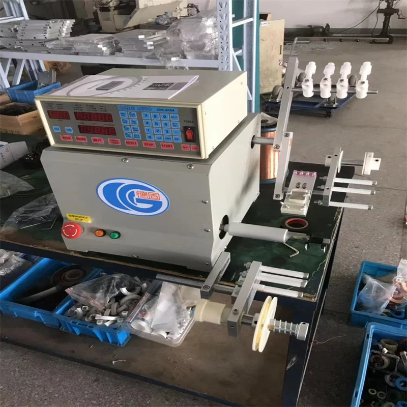 Semi auto automatic cnc coil winding machine for transformer or speaker