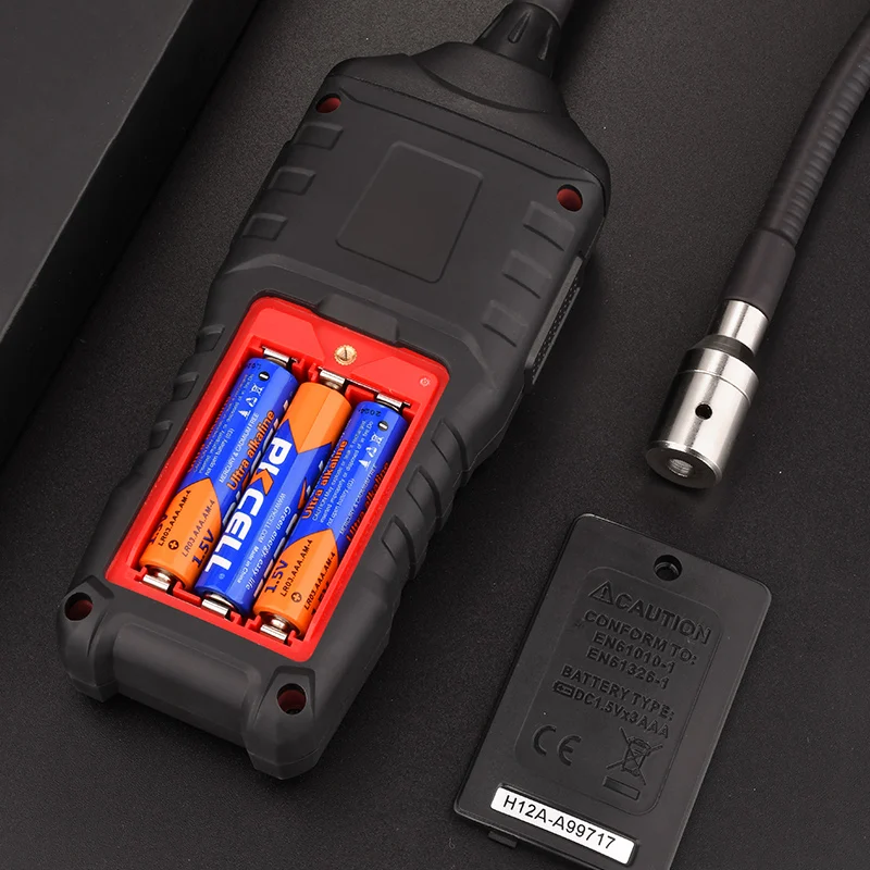  Детектор Утечки Газа HT601 от Habotest с индикатором датчика легковоспламеняющихся газов в диапазоне 0 до 9999