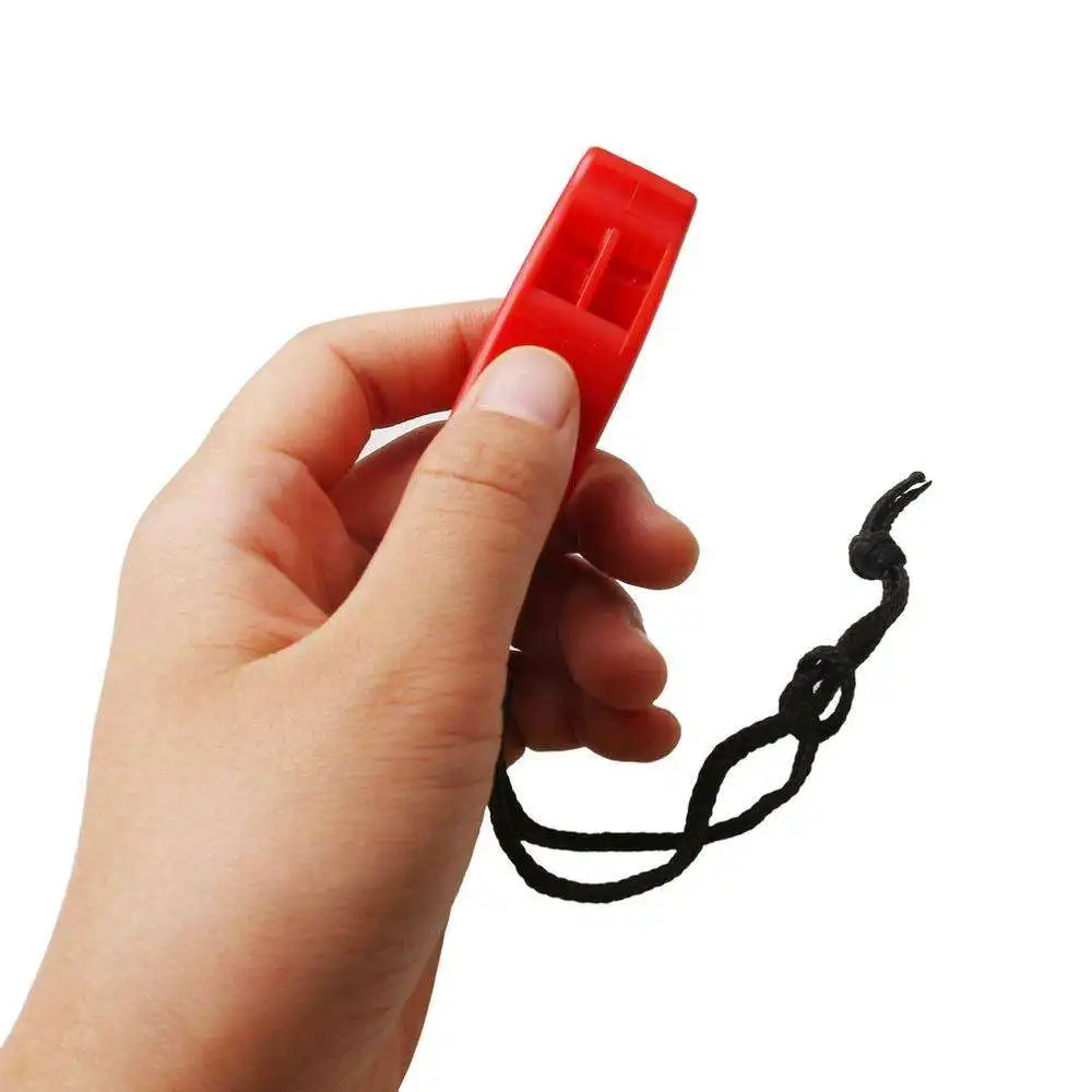 Water sport rescue survival marine whistle Swimming Safety Whistle Adjustable Lanyard Reflective Safety Whistle for Camping
