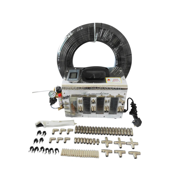 misting system for mushroom plant,high pressure anti-drip fog system