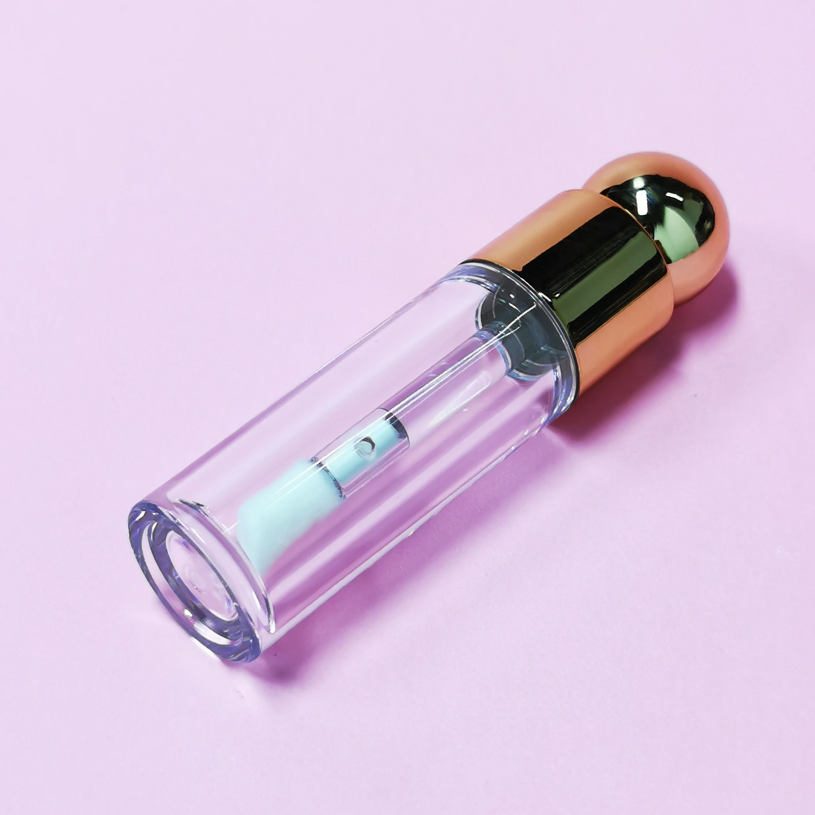 4.8ml Large Brush Lip Gloss Tubes Luxury Round Ball Top Lipgloss Containers Unique Lip Gloss Tubes Custom