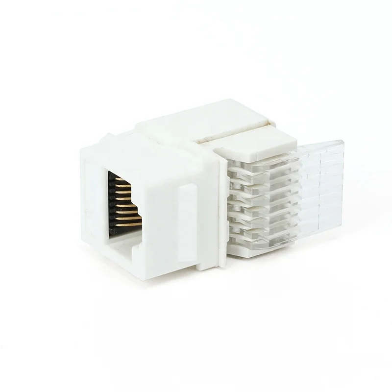 PC Material CAT6 RJ45 Toolless UTP Keystone Jack