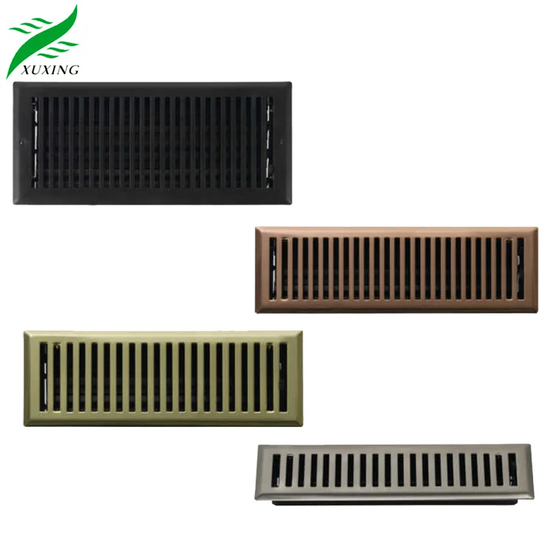 HVAC system Decorative Metal Victorian design floor register ventilation grilles