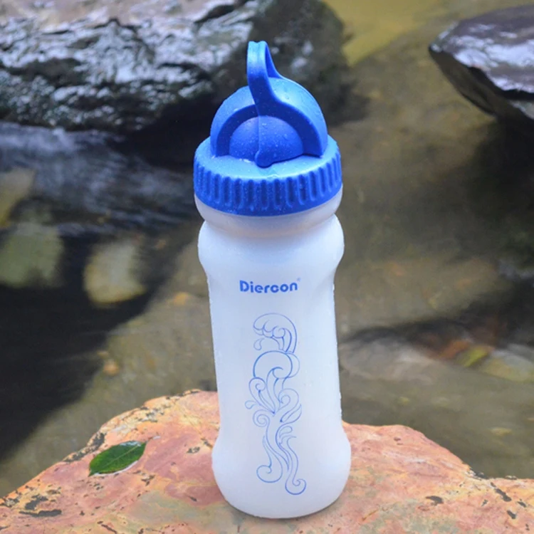 Diercon hot sale portable water bottle filter purifier camping,survival 0.1 micron ceramic personal carbon filter