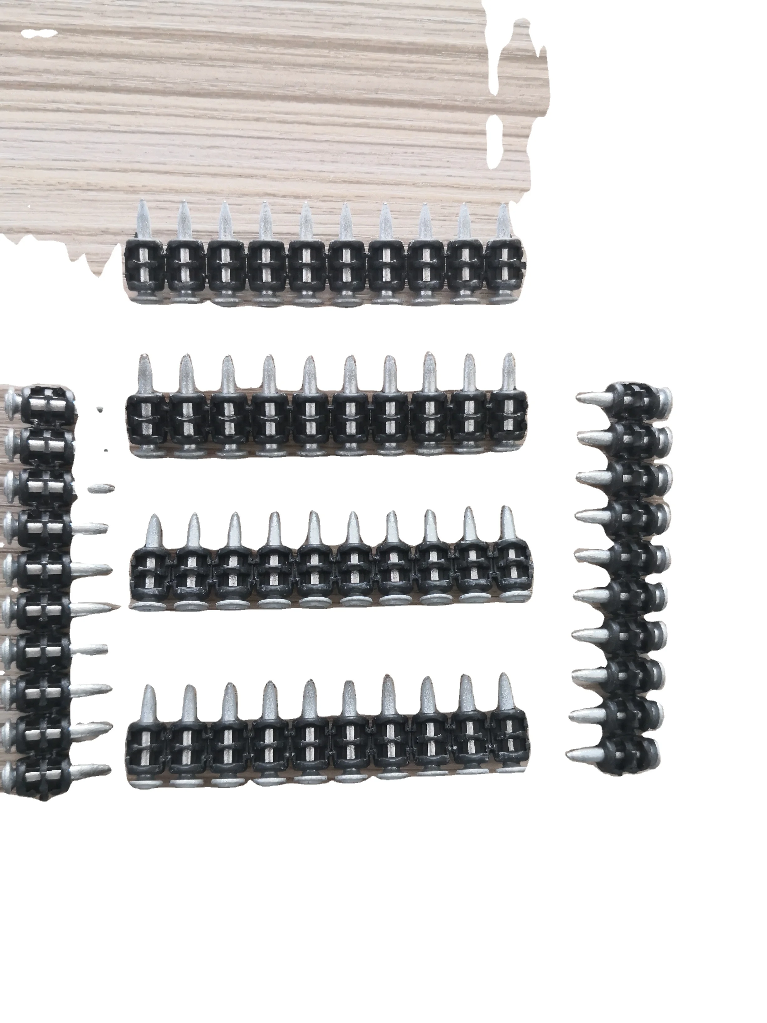 A nail gun shoots nails hiltl dedicated