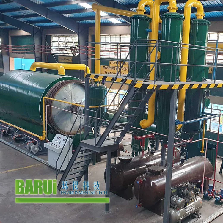 10-20 ton per day per batch pyrolysize waste plastic recycling tyre machine to oil for sale