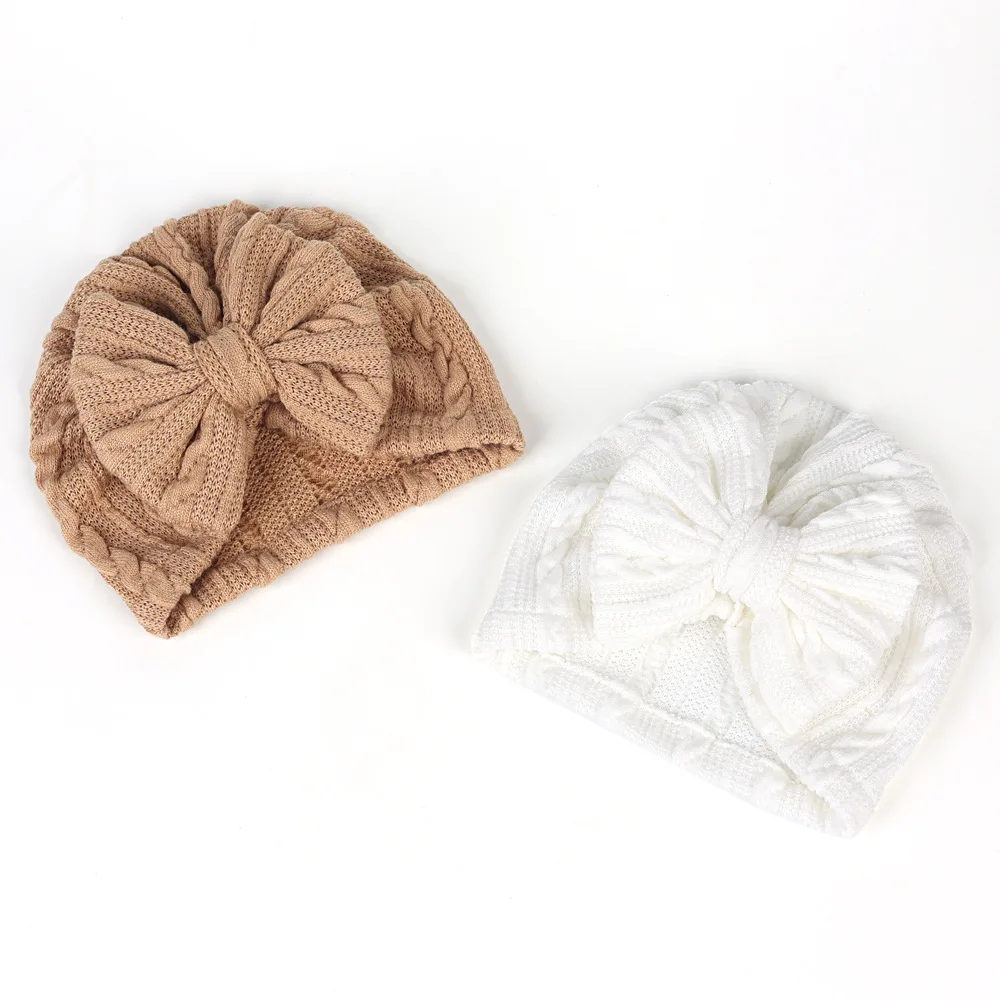 Infant Baby Girls Knot Hat  Newborn Spring Autumn Cute Princess Baby Girl Headwraps