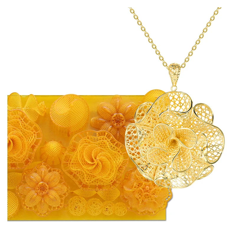 Jewellery Casting Molds DLP 3D Printing Service from 3D Plus Global Jewelry 3D Printing Innovation Service Center