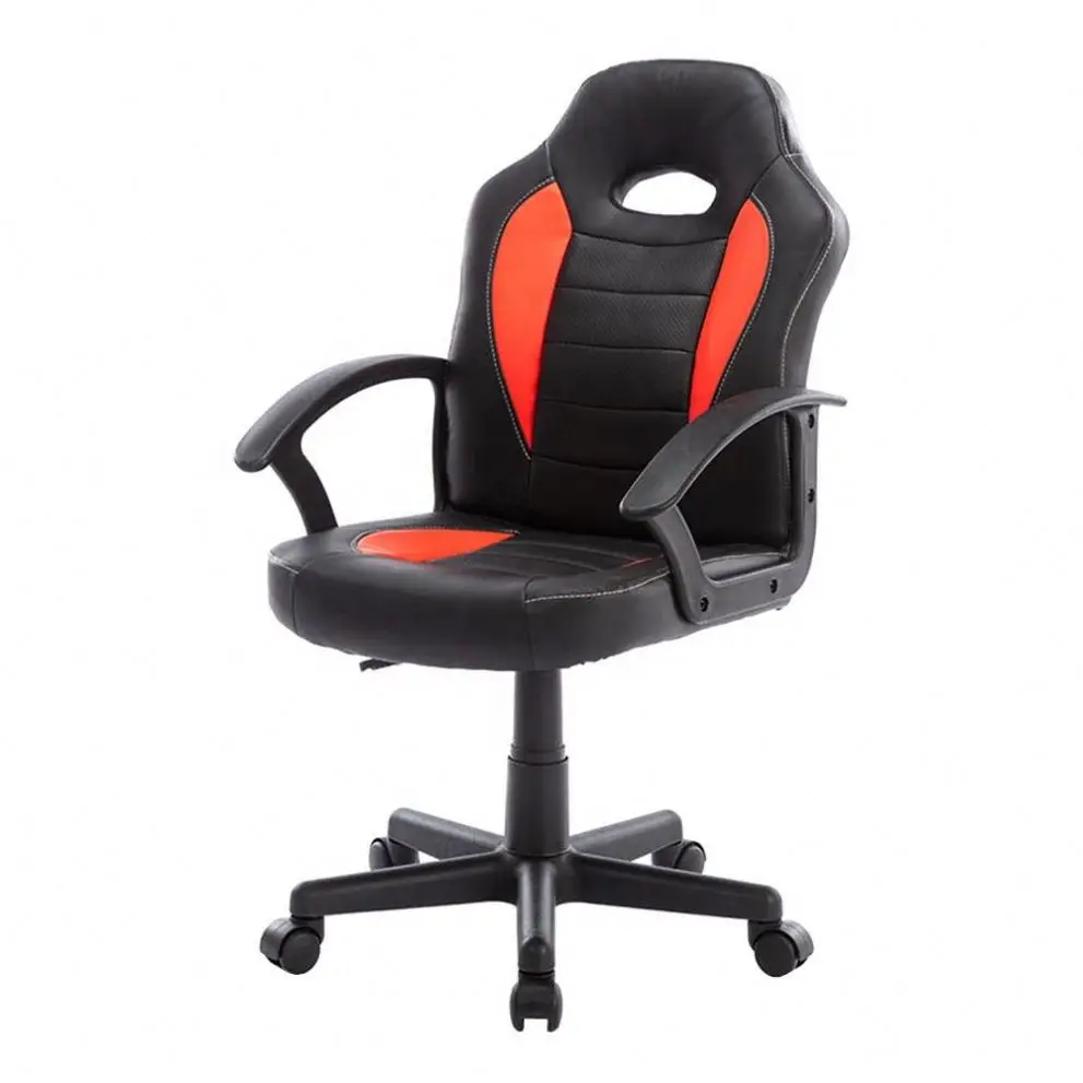 Гоночный детский игровой стул из искусственной кожи