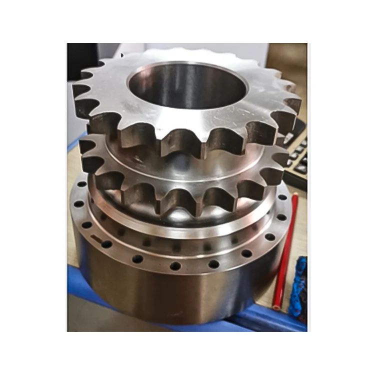 High Quality Double Wheel Making Machine Steel Transmission Roller Chain Sprocket Kit