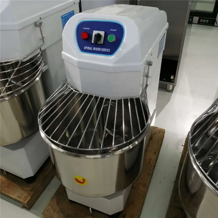 BAKEPRO 8/12/15/25kg commercial dough mixer frequency conversion double action double speed kneading horizontal dough mixer
