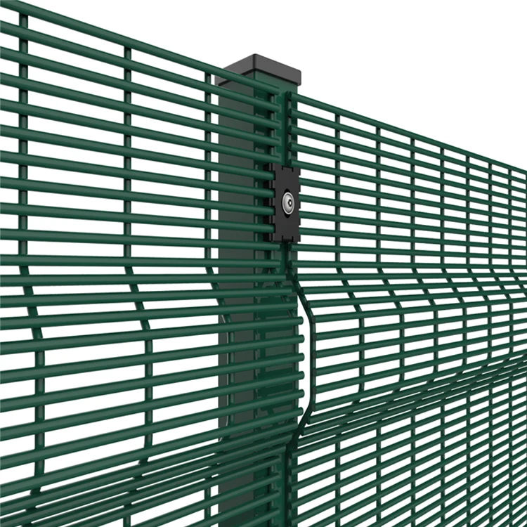 Triangular Bending Fence Panel Pvc Coated Fencing, Trellis & Gates Steel Metal Community Residential Park Square Post 3D