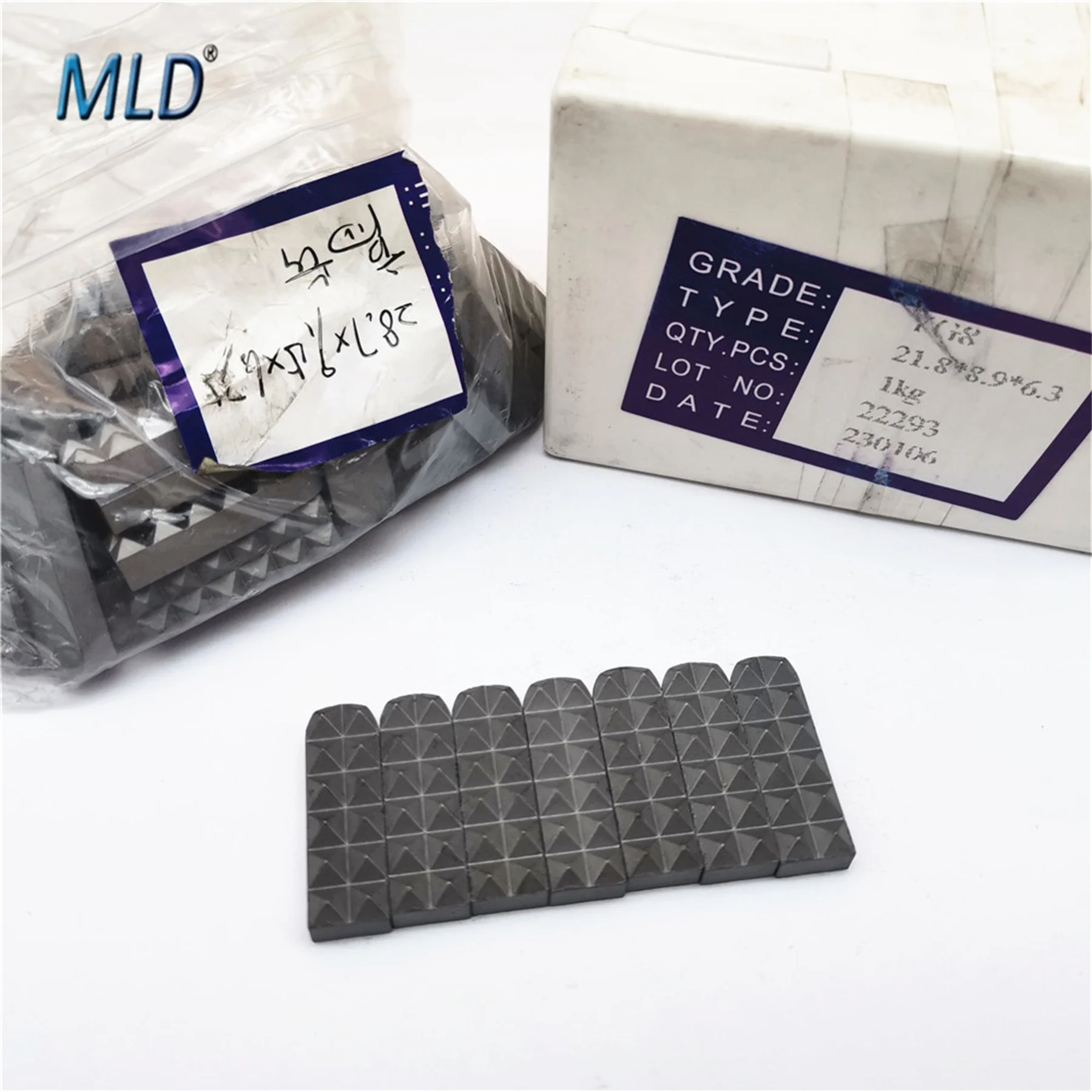 TUNGSTEN CARBIDE CHUCK CUSTOMIZED SIZE 42 X 9.4 X 6.2MM