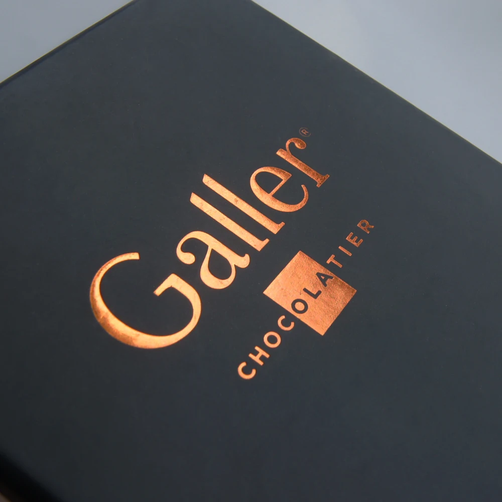 HONGE  Luxury Eco Friendly Cardboard Box Chocolate Box Packaging With Tray Inside Custom Food Grade Rigid Box With Lid