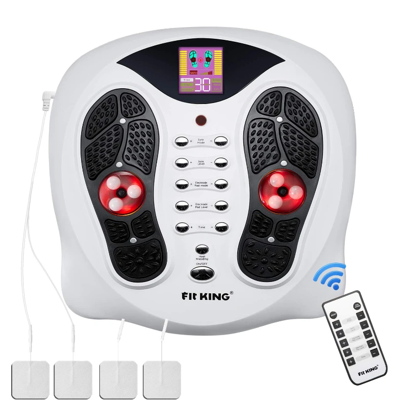 
Foot circulation stimulator electric foot massager machine kneading heating effectively soothe the pain foot massage 