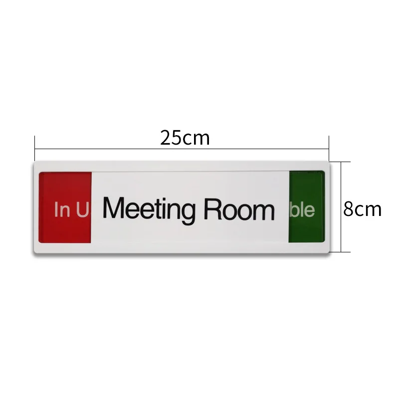 Acrylic Sign Board Meeting Room Can Slide Switch Sign Office Company Department House Number