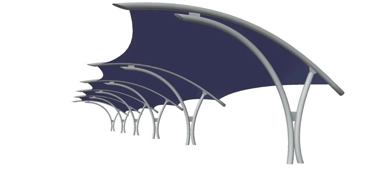 2024 Steel Outdoor General Car Parking Use Retractable Canopies Garage Push and Pull Event Storage Carports Tent