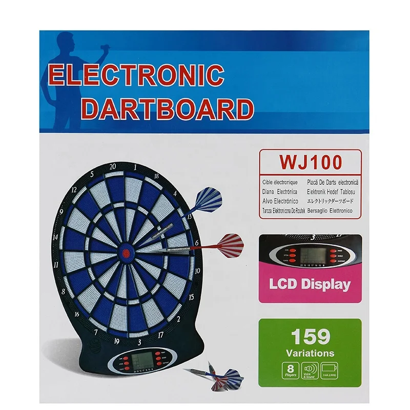 Factory professional dartboard christmas dart game led display electronic dartboard