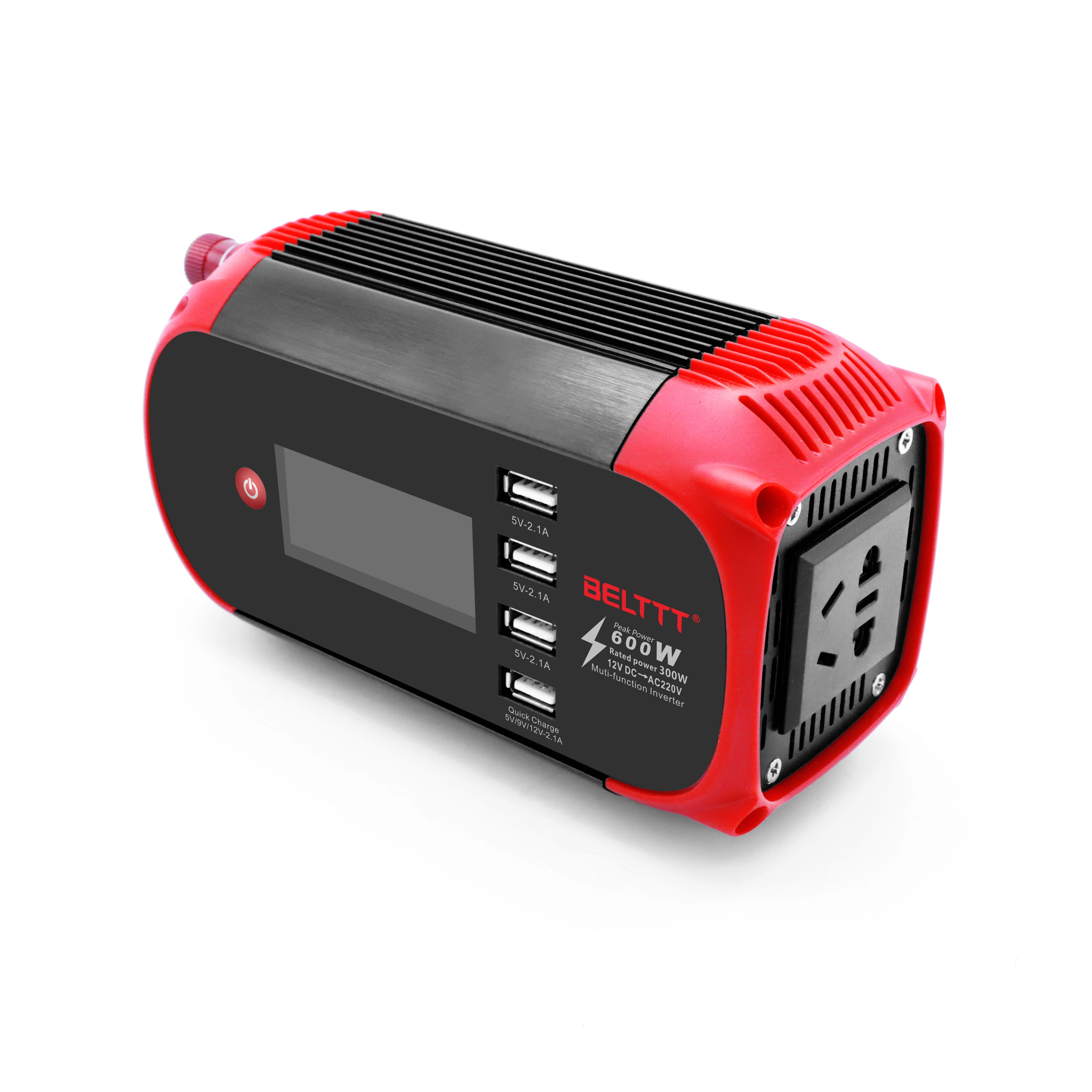 
BELTTT continuous 300w 12v dc to 110v ac car 600w power inverter 