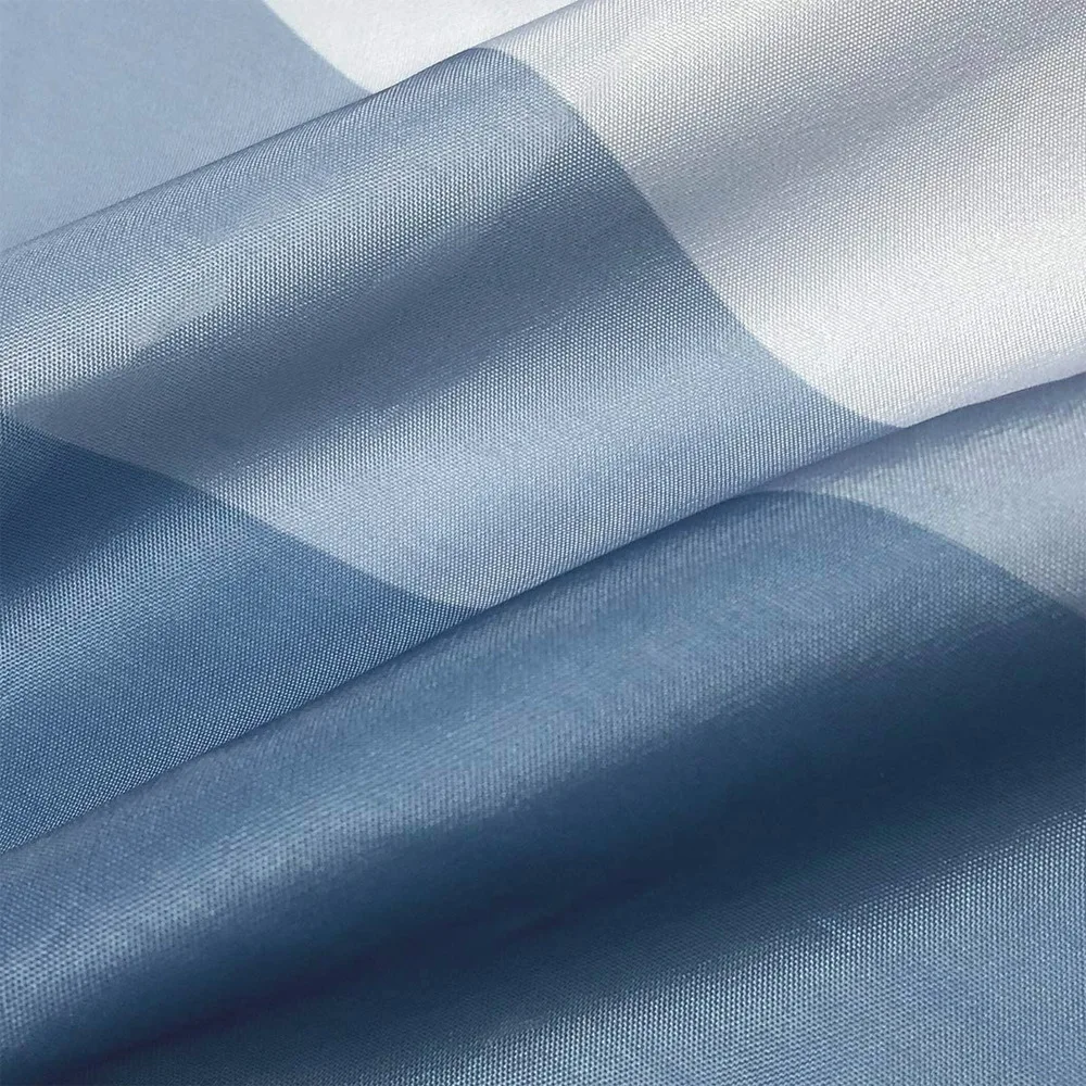 Geometric gradient ombre luxury shower curtain gray thick bath tub curtain,Water Resistant Bathroom Curtains with hooks