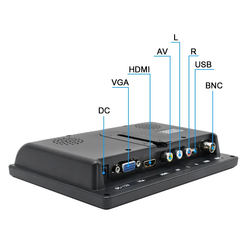 7 Inch plastic shell Tft Lcd Display 1024x600 Resolution Lcd Screen Panel 40 Pins Lvds With Ctp