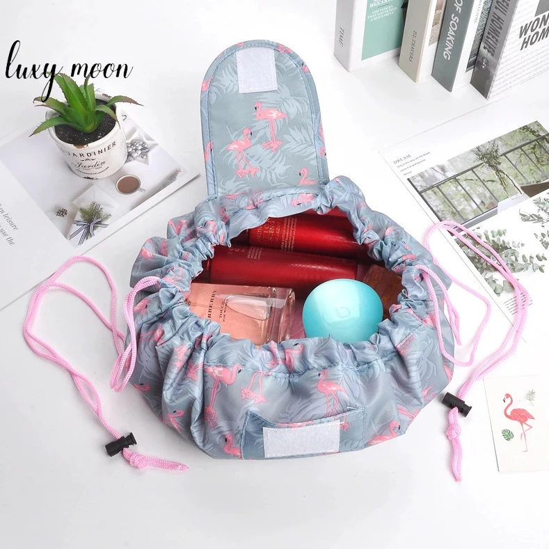 2024 Trendy Travel Toiletry Cosmetic Bag Large Drawstring Makeup Bag NE1234