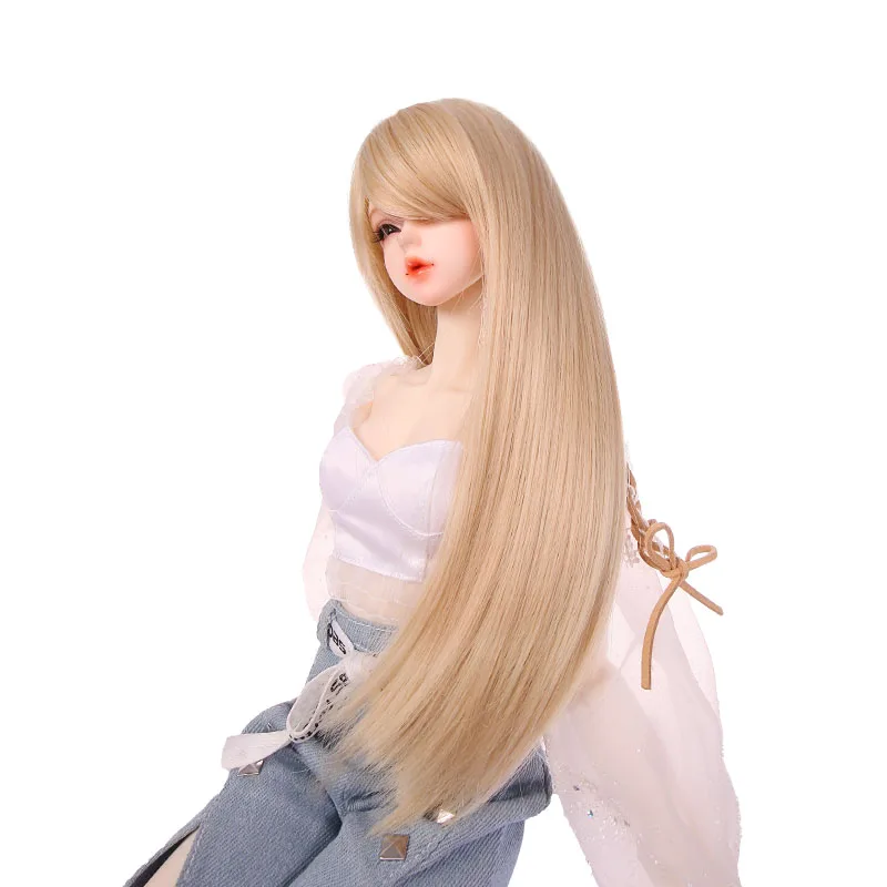 BJD doll wig 1/3 1/4  1/6  Long straight hairstyle doll blythe wig bjd for 8-9inch 22cm head circumference