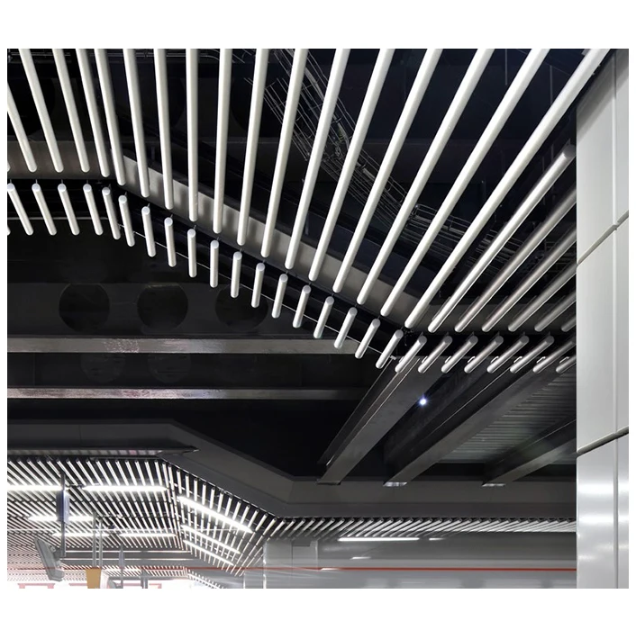 extrusion baffle ceilings aluminum tubular ceiling design