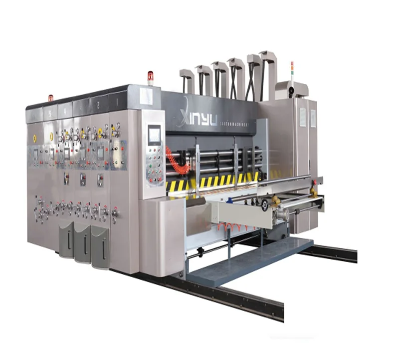 Packing machine high speed automatic carton box printing slotting and die-cutting machine with stacker