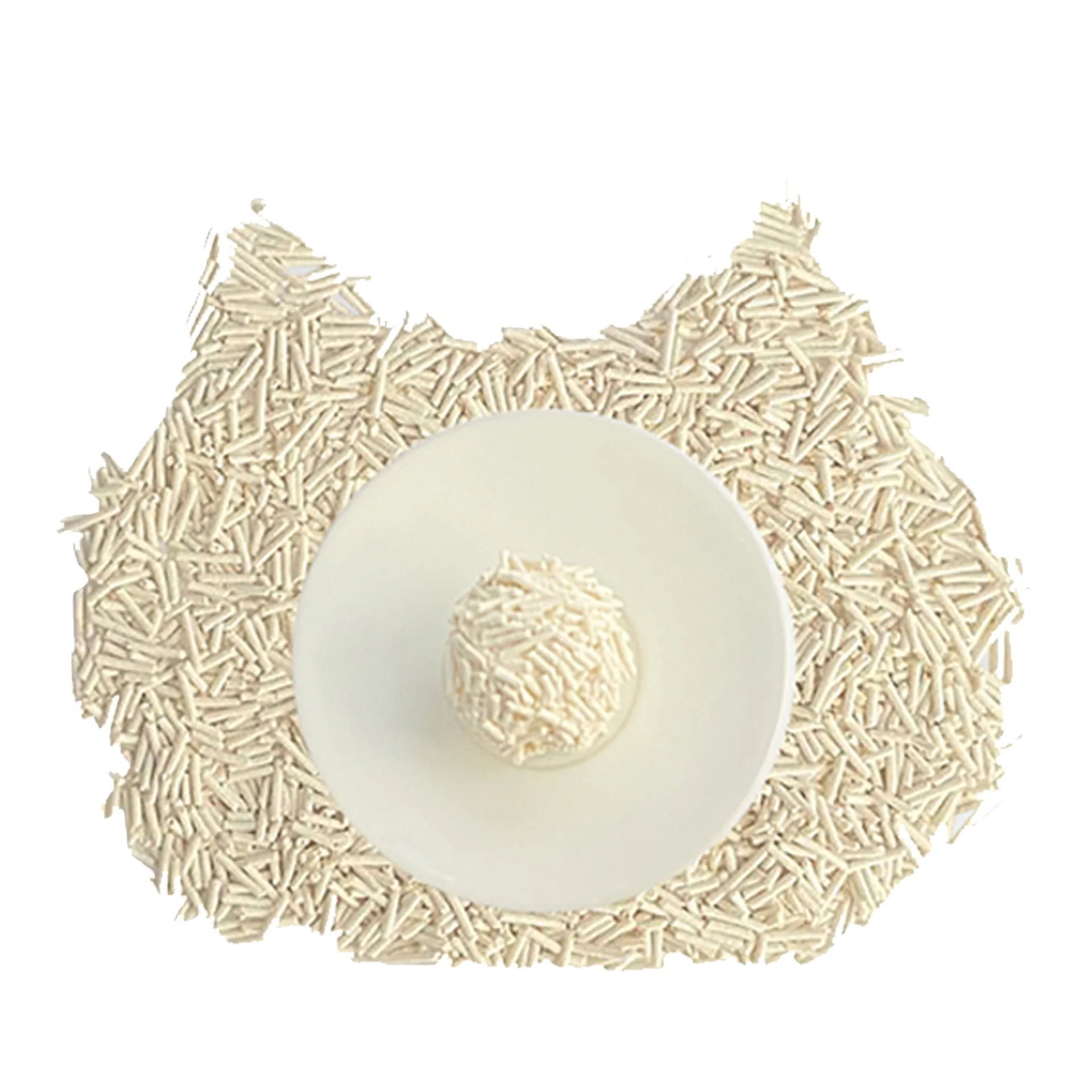 Tofu cat litter 1.8mm food grade raw material non-stick bottom clumping fast flushing
