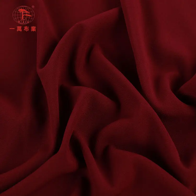 Китайский поставщик одежды 50D 100% полиэстер, простая шифоновая ткань для платья