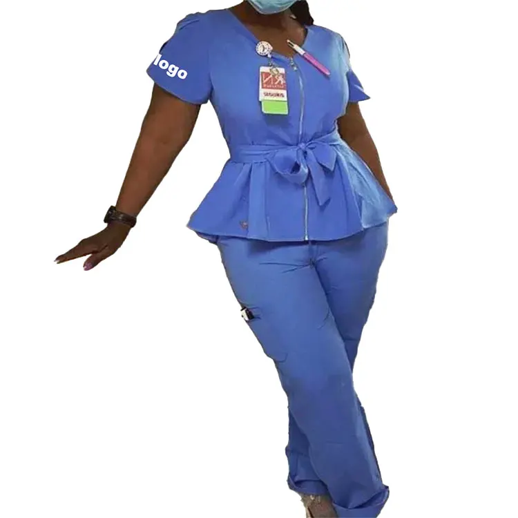 Scrubs Uniforms Sets 2022 Doctor Uniform Hospital Medical Wholesale Adults Scrubs Uniforms Sets Nurse