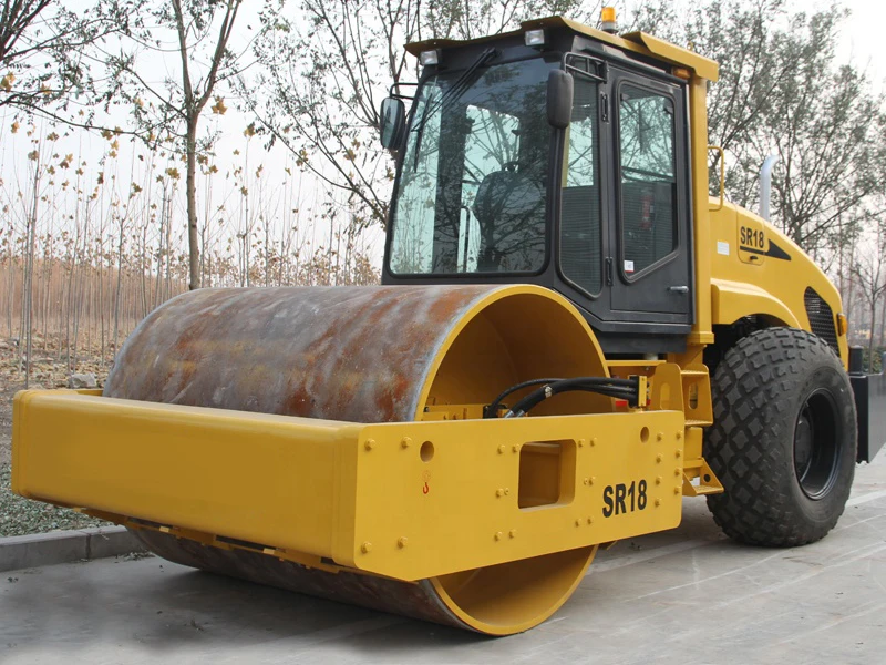 SHANTUI Free Shipping 18ton Single Drum Road Roller SR18 for sale