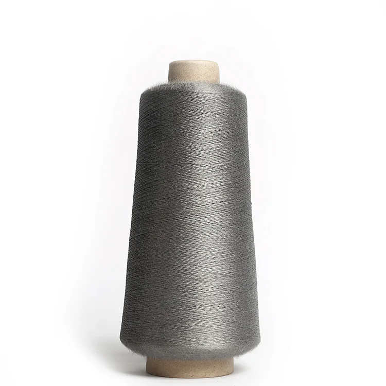 Various Soft High Temperature Resistance Twisted Stainless Steel Fiber Conductive Metallic Spun