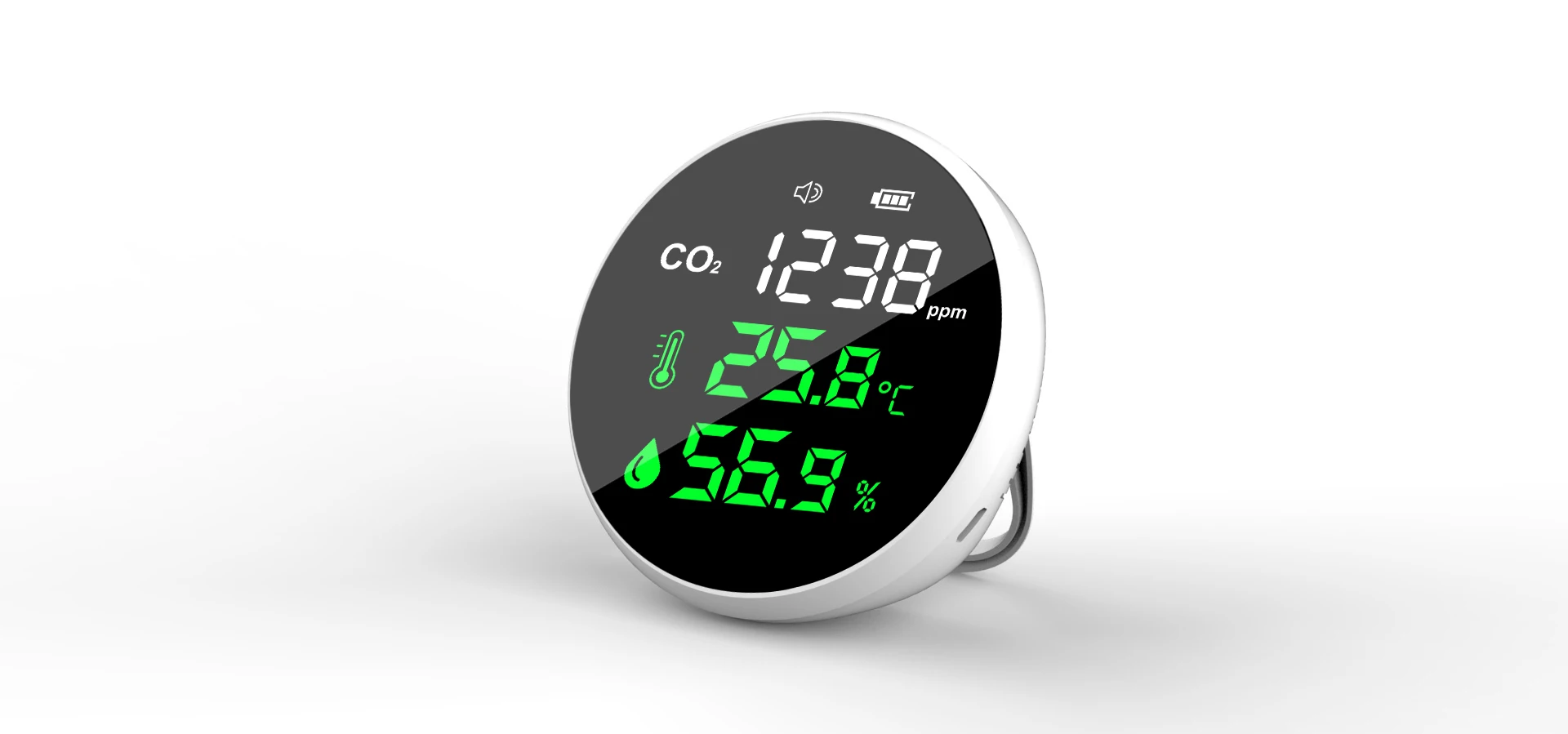 Мини Смарт популярные Крытый инфракрасного (NDIR) Датчик USB зарядка co2 детектор портативный CO2 ppm метр монитор тестера диоксида