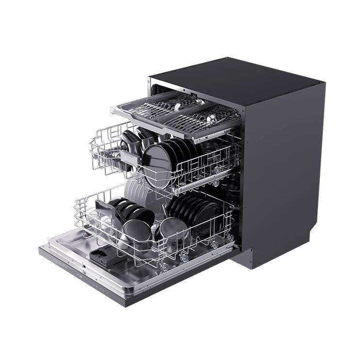 Прямая Продажа с завода автоматическая Встроенная посудомоечная машина ионная дезинфекция трехслойная корзина для чаш большая емкость Бытовая посудомоечная машина