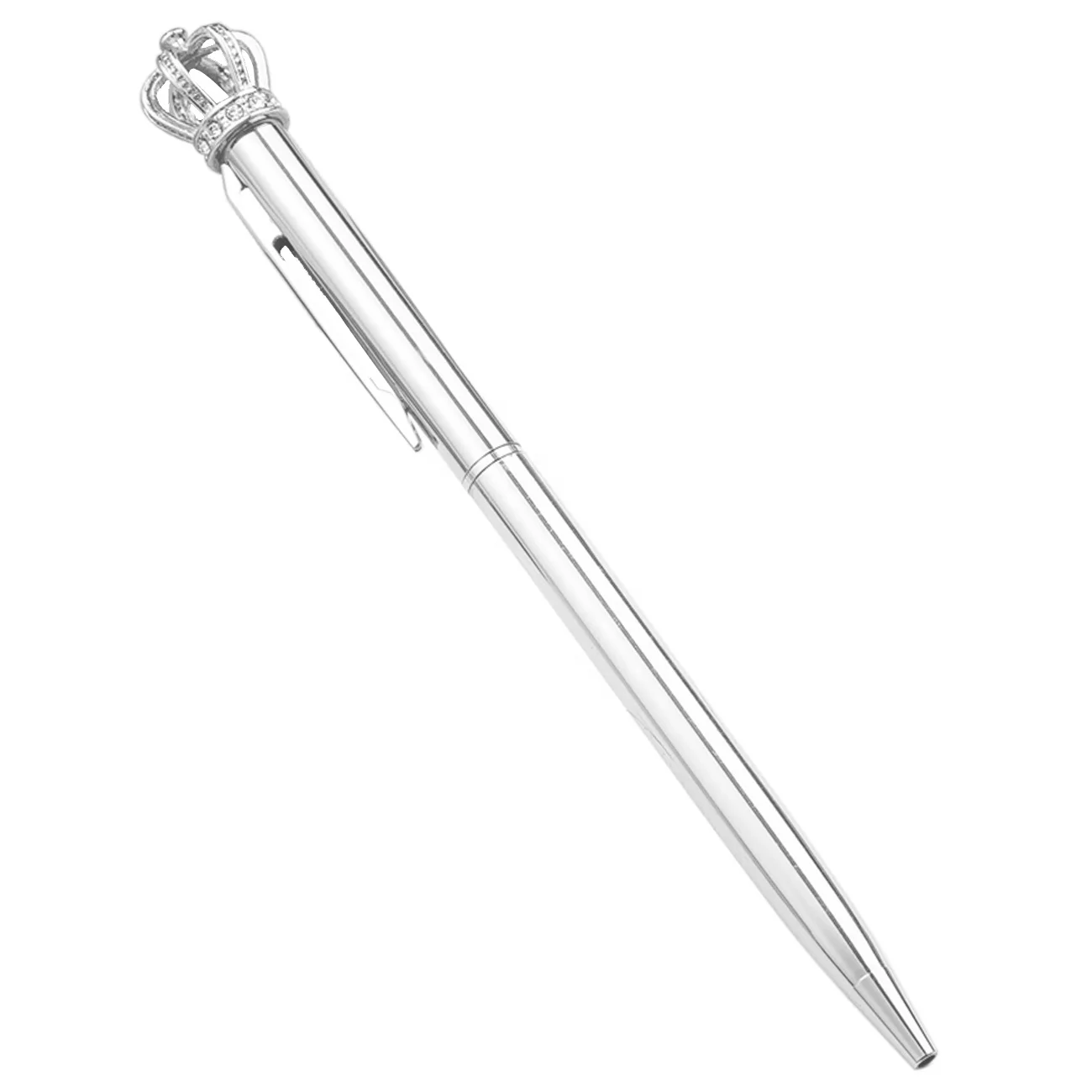 DASHENG Promotional Crown Ballpoint Pen Rhinestones Crystal Logo Pen With Logo