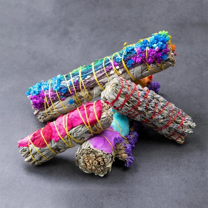 wholesale amazon hot sale custom natural single spices & herbs stick white sage smudges