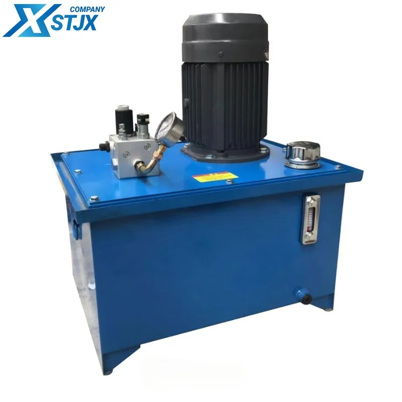 Hydraulic pump station 380V 10 ton cylinder manual valve press baler punching machine wood splitter