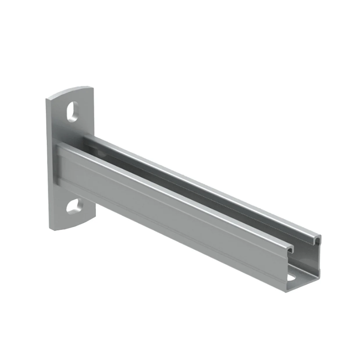 Hot-dip galvanized single channel C-channel steel slotted support cantilever strut channel Bracket arm