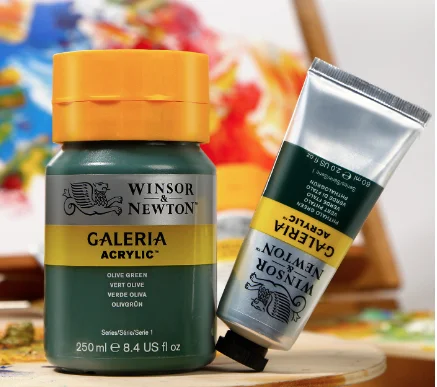 Amazon Hot Selling Winsor & Newton Single One Color Box 250ML Galeria Acrylic Paint For Fabric And Canvas Painting