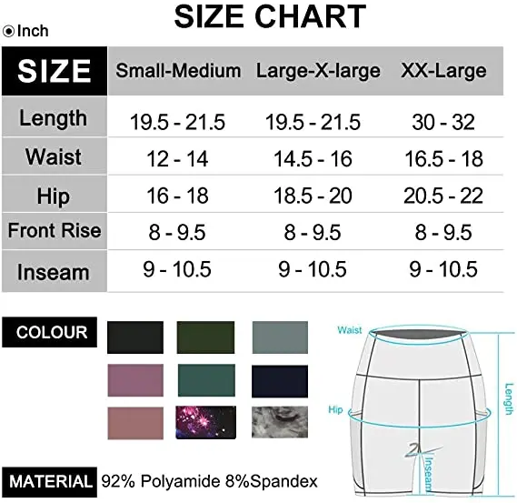 High Waist Polyester Buttery Soft Squat Proof Fitness Bottom Custom Workout Women Biker Shorts