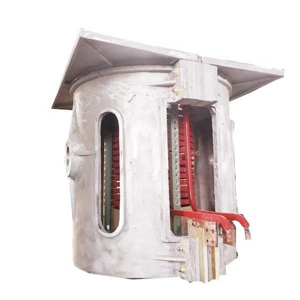 factory price 4tons iron melting induction furnace