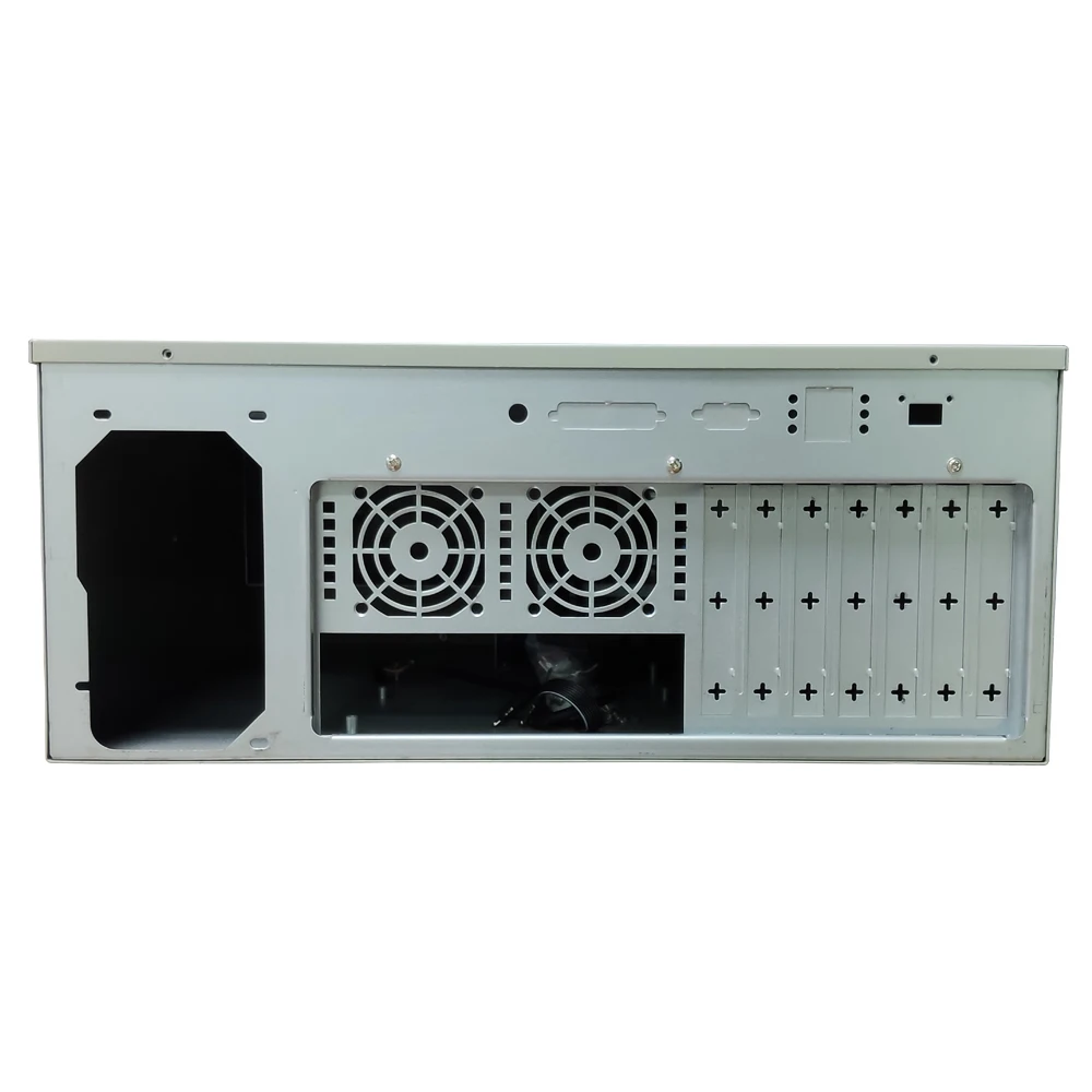 4u 7Bay Rackmount Chassis Industrial Gray Gpu Case Can Be Installed On The Server Racks Cabinets