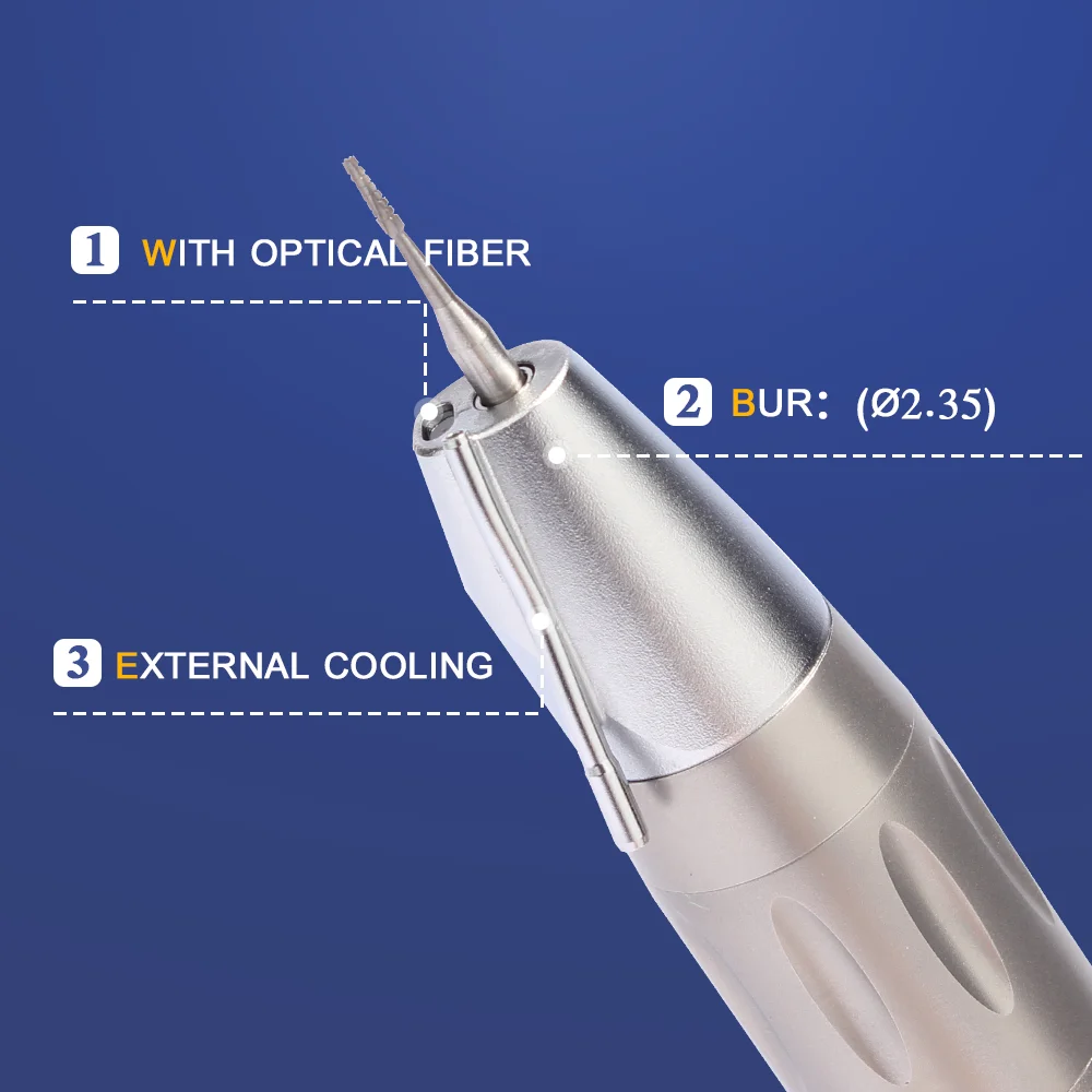  Прямой наконечник Ti-Max SG65L имплантат под углом 1:1 внешнее охлаждение со светодиодным синим кольцом внешняя